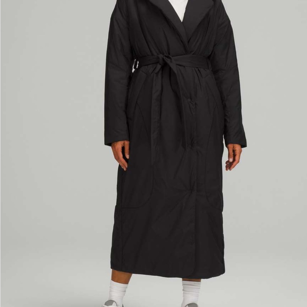 Lululemon Insulated Trench Coat - Picture 2 of 2